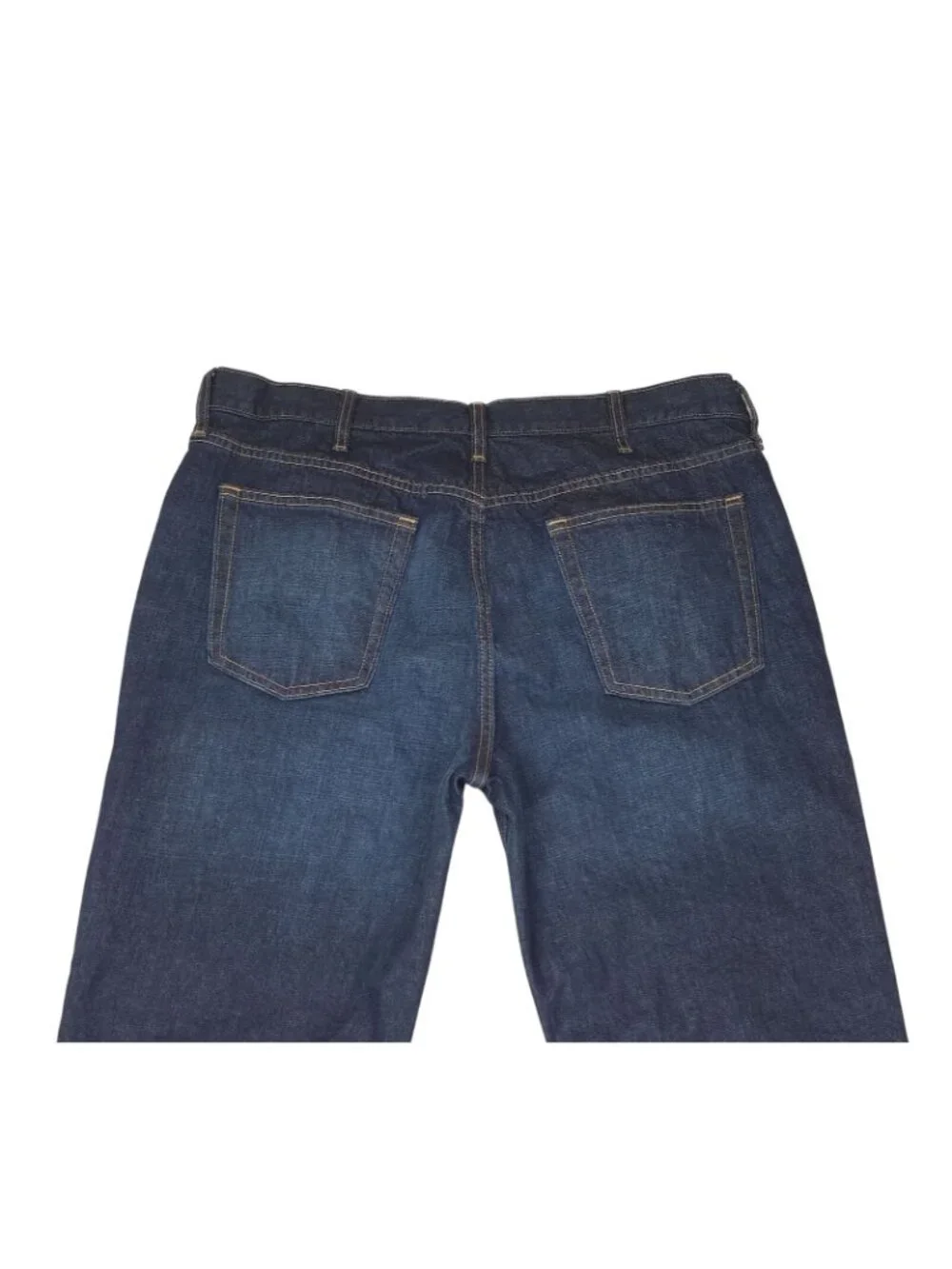 Old Navy Mens Loose Fit Dark Wash Denim Jeans 38x34 Cotton Classic Comfort